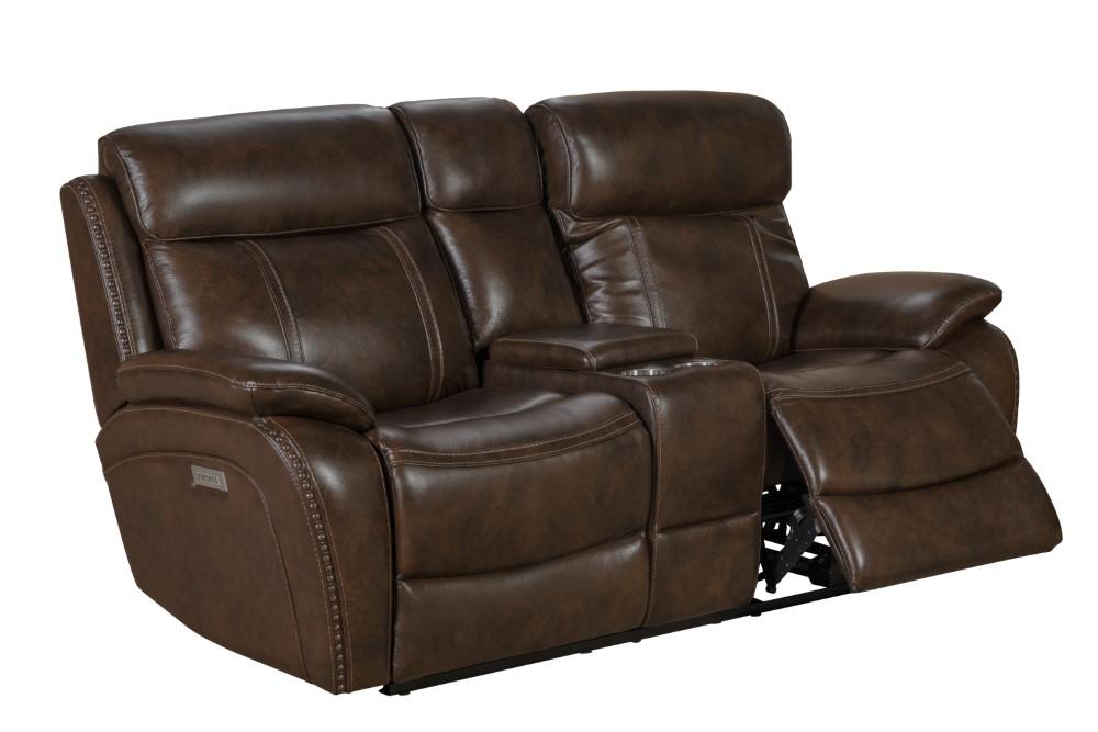 BarcaLounger - Sandover Power Reclining Console Loveseat w/Power Head Rests & Lumbar - 24PHL3703371386 veiw 3