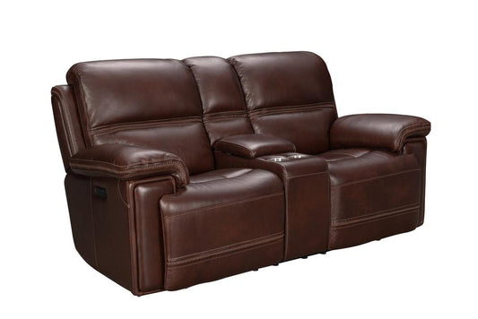 BarcaLounger - Sedrick Power Reclining Console Loveseat With Power Head Rests In El Paso Walnut - 24PH3664372388 veiw 1