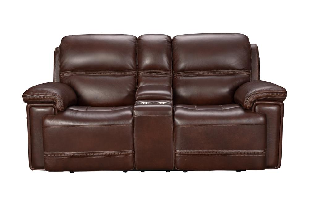 BarcaLounger - Sedrick Power Reclining Console Loveseat With Power Head Rests In El Paso Walnut - 24PH3664372388 veiw 3