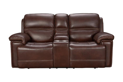 BarcaLounger - Sedrick Power Reclining Console Loveseat With Power Head Rests In El Paso Walnut - 24PH3664372388 veiw 3