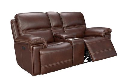 BarcaLounger - Sedrick Power Reclining Console Loveseat With Power Head Rests In El Paso Walnut - 24PH3664372388 veiw 4