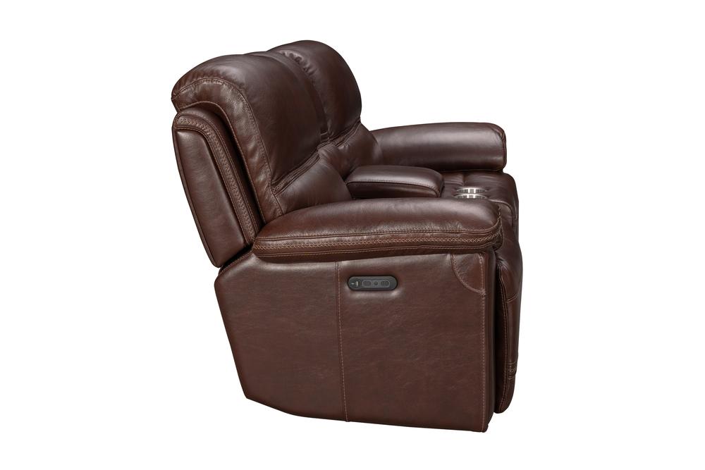 BarcaLounger - Sedrick Power Reclining Console Loveseat With Power Head Rests In El Paso Walnut - 24PH3664372388 veiw 5