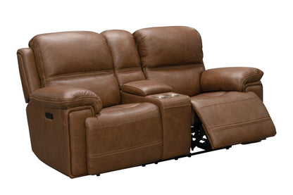 BarcaLounger - Sedrick Power Reclining Console Loveseat With Power Head Rests In Spence Caramel - 24PH3664372185 view 6 