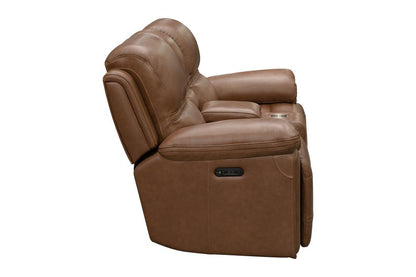 BarcaLounger - Sedrick Power Reclining Console Loveseat With Power Head Rests In Spence Caramel - 24PH3664372185 veiw 4