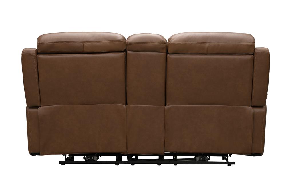 BarcaLounger - Sedrick Power Reclining Console Loveseat With Power Head Rests In Spence Caramel - 24PH3664372185 veiw 5