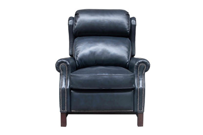 BarcaLounger - Thornfield Recliner Shoreham Blue Leather - 73164570047 veiw 2