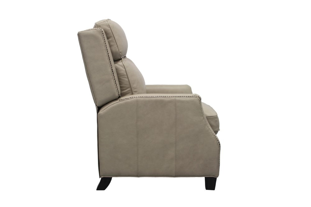 BarcaLounger - Van Buren Recliner Shoreham Cream Leather - 74568570081 veiw 4