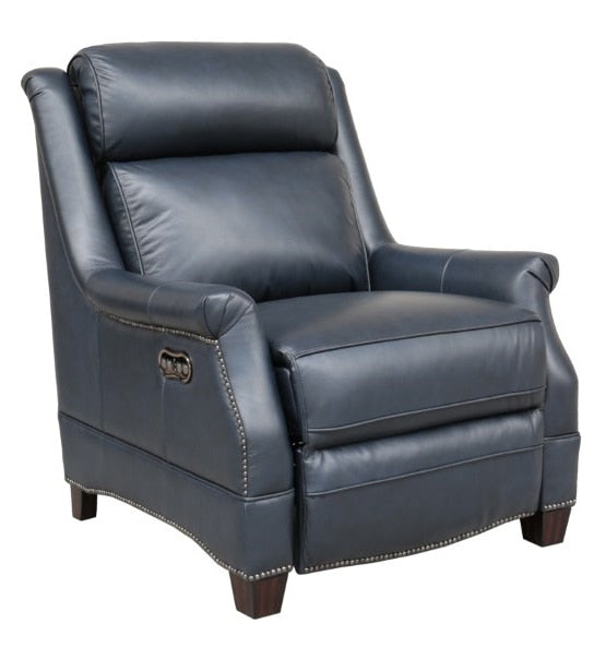 BarcaLounger - Warrendale Power Recliner with Power Head Rest Shoreham Blue Leather - 9PH3324570047 veiw 1