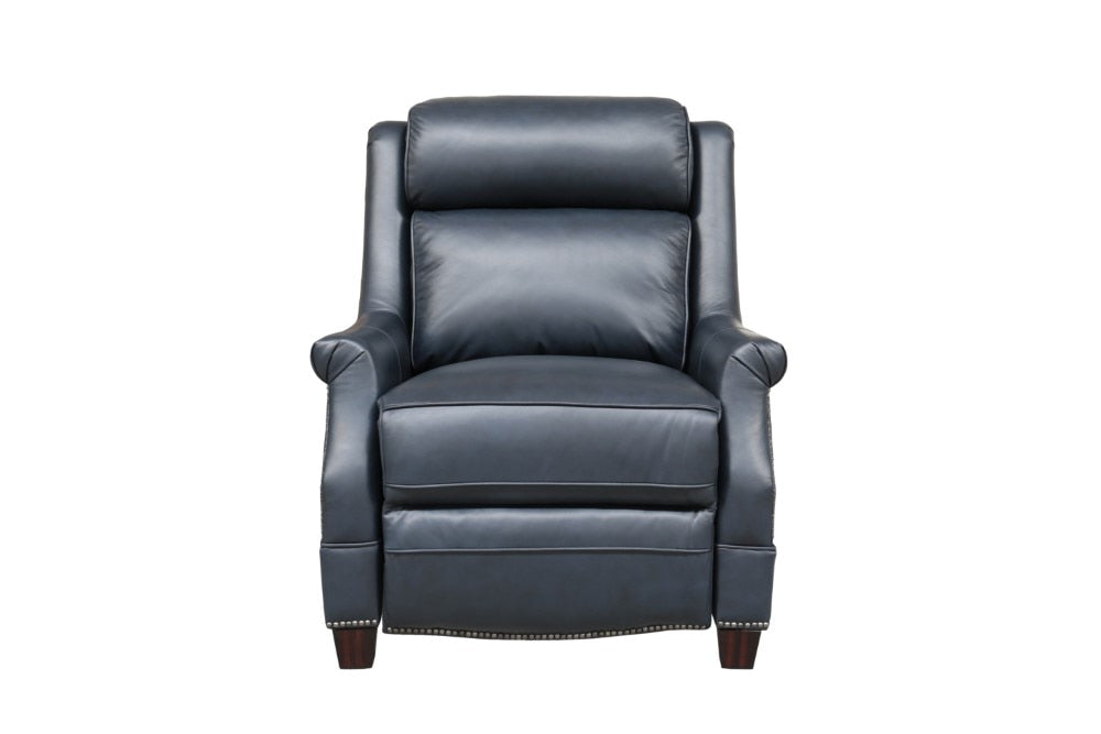 BarcaLounger - Warrendale Power Recliner with Power Head Rest Shoreham Blue Leather - 9PH3324570047 veiw 2
