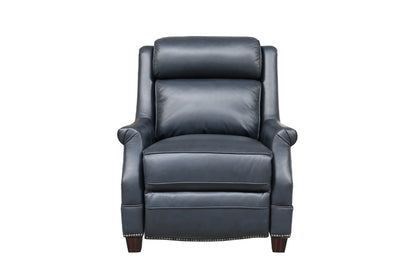BarcaLounger - Warrendale Power Recliner with Power Head Rest Shoreham Blue Leather - 9PH3324570047 veiw 2