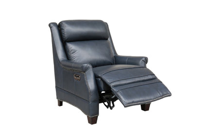 BarcaLounger - Warrendale Power Recliner with Power Head Rest Shoreham Blue Leather - 9PH3324570047 veiw 3