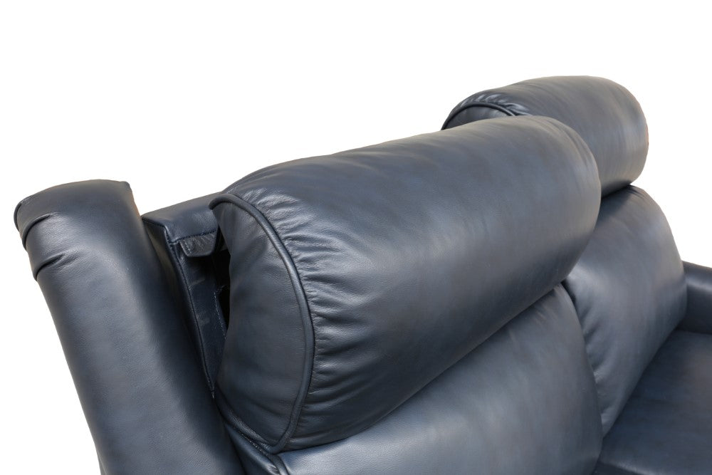 BarcaLounger - Warrendale Power Reclining Loveseat with Power Head Rests Shoreham Blue Leather - 29PH3324570047 veiw 5
