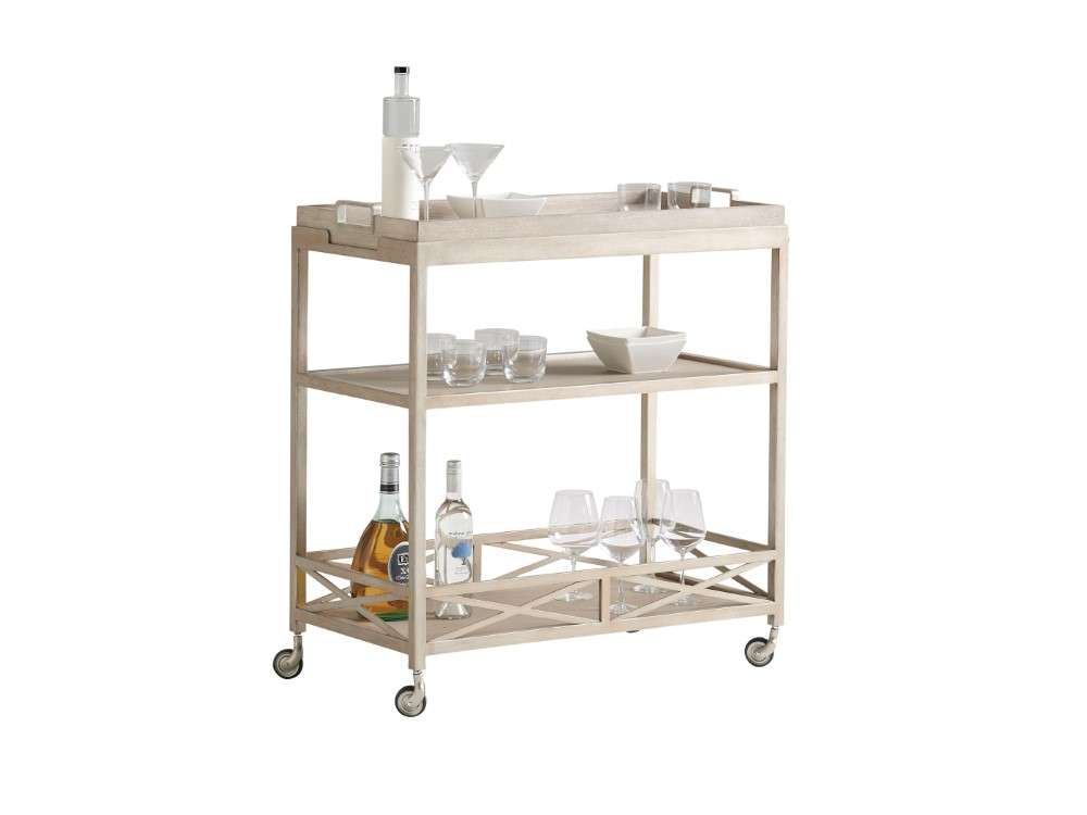 Barclay Butera - Anacapa Metal Bar Cart - 926-862 veiw 1