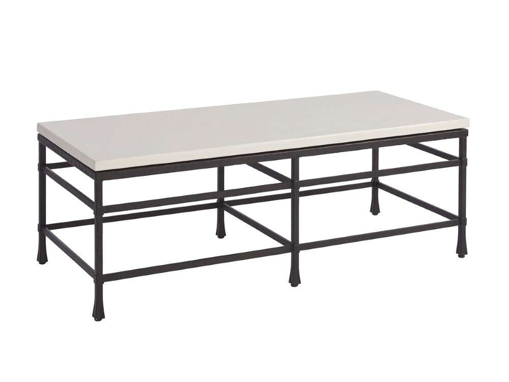Barclay Butera - Breakwater Metal And Stone Cocktail Table - 920-945 veiw 1