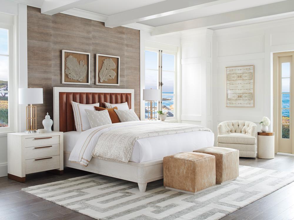 Barclay Butera - Carmel Cambria Upholstered Bed 6/6 King, Monterey - 931-154C veiw 3