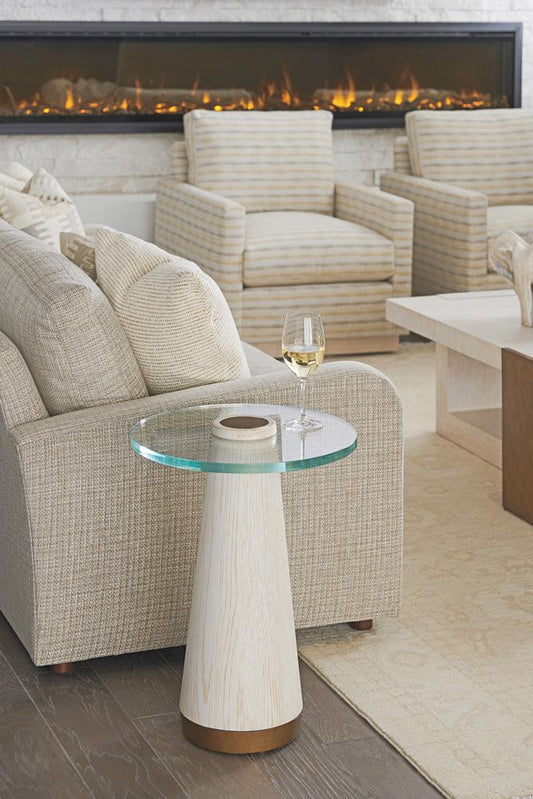 Barclay Butera - Carmel Castlewood Glass Top Accent Table, Monterey - 931-952 veiw 2