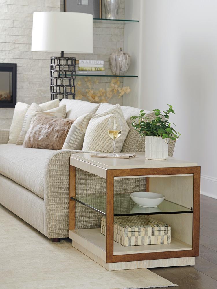 Barclay Butera - Carmel Point Lobos Rectangular End Table, Monterey - 931-955 veiw 2