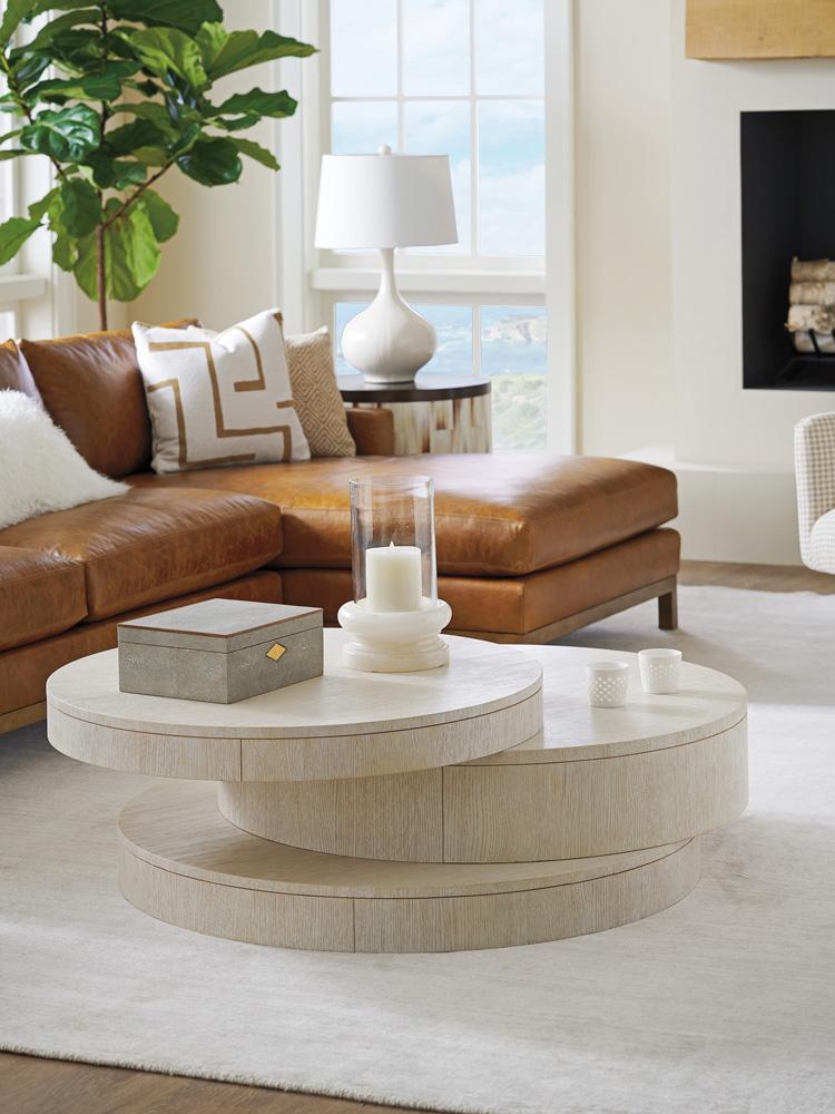 Barclay Butera - Carmel Ventana Round Cocktail Table, Monterey - 931-941 veiw 2