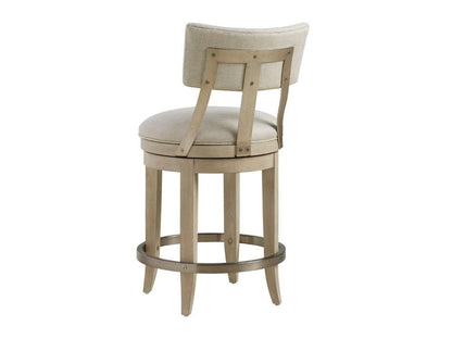 Barclay Butera - Cliffside Swivel Upholstered Counter Stool - 926-895-01 veiw 3
