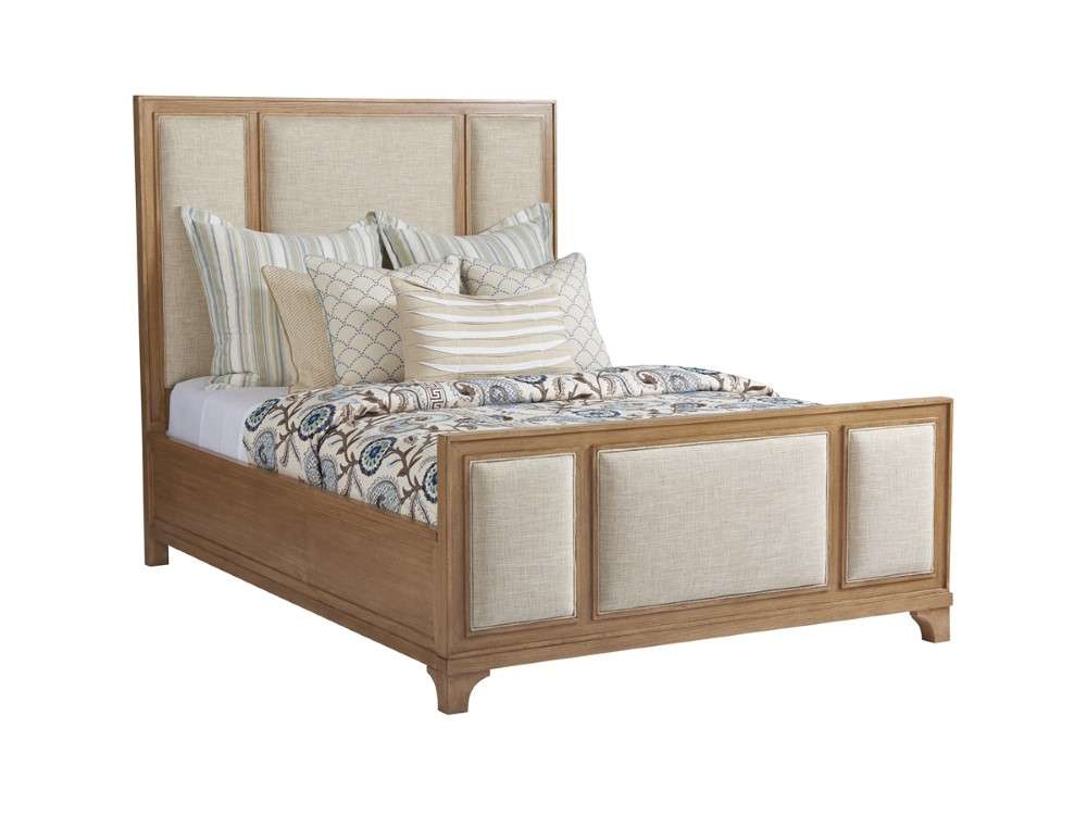 Barclay Butera - Crystal Cove Upholstered Panel Bed 5/0 Queen - 920-133C veiw 1