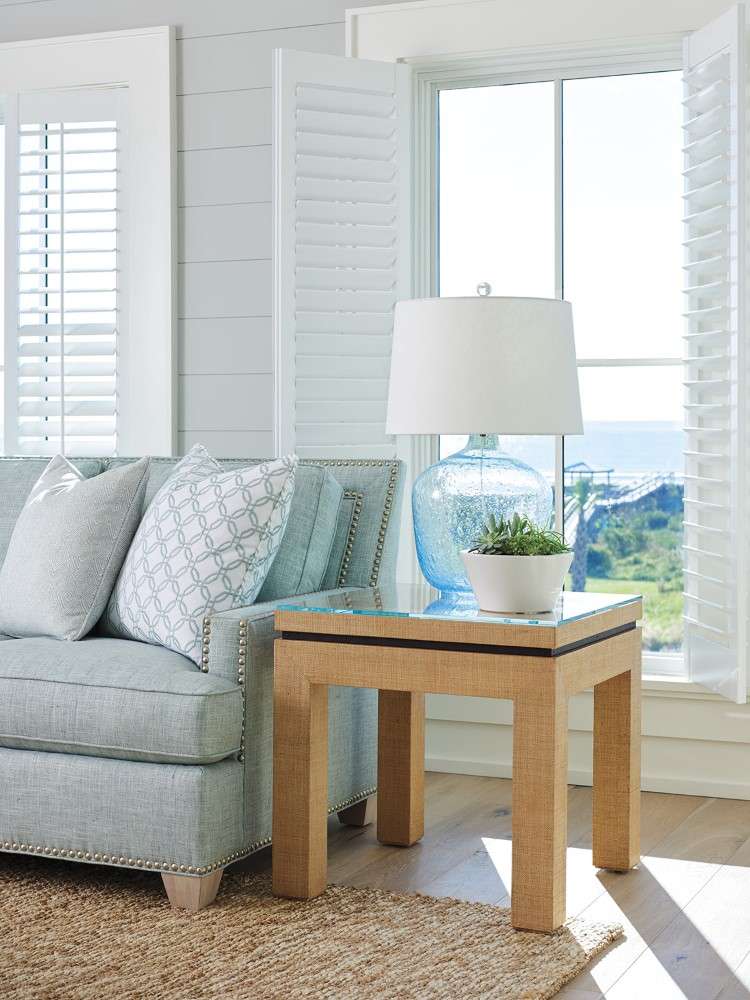 Barclay Butera - Harbor Raffia Lamp Table - 920-957 veiw 2