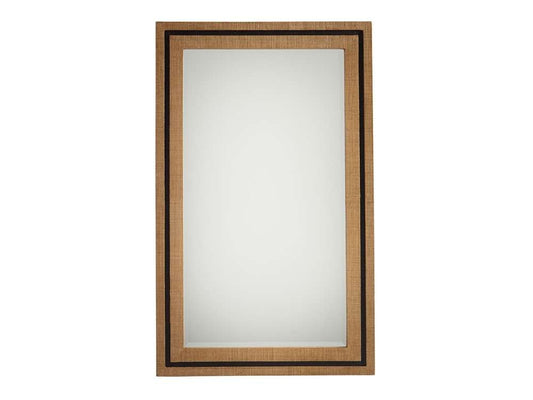Barclay Butera - La Costa Rectangular Raffia Mirror - 920-205 veiw 1