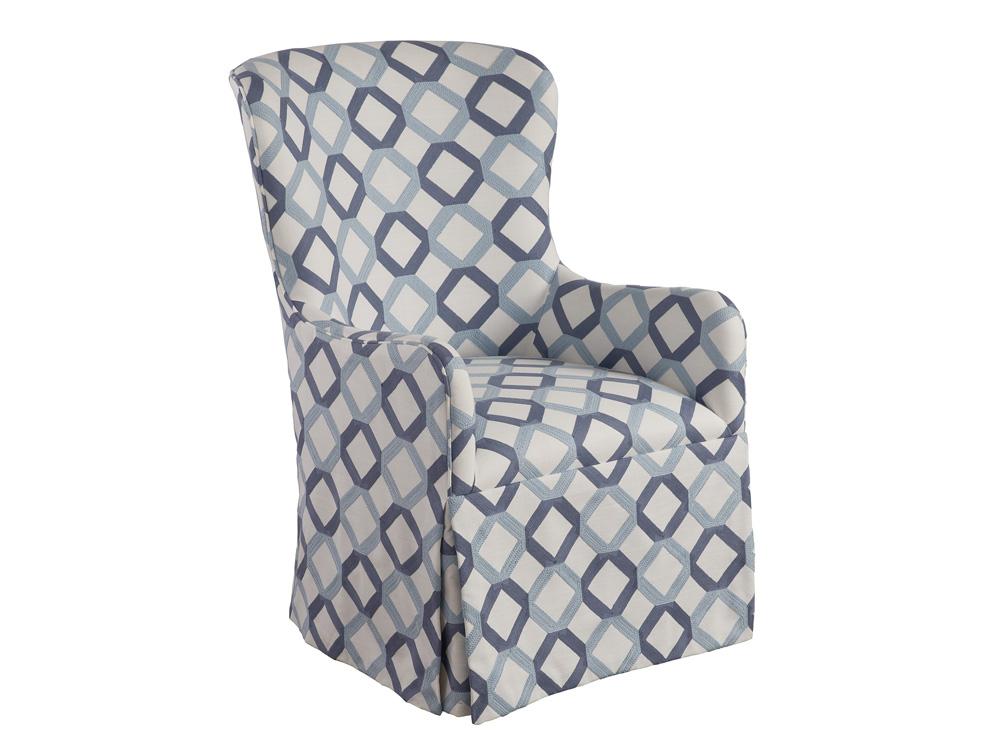 Barclay Butera - Laguna Aliso Upholstered Host Chair W/Casters, Table Rock - 934-885-40 veiw 1
