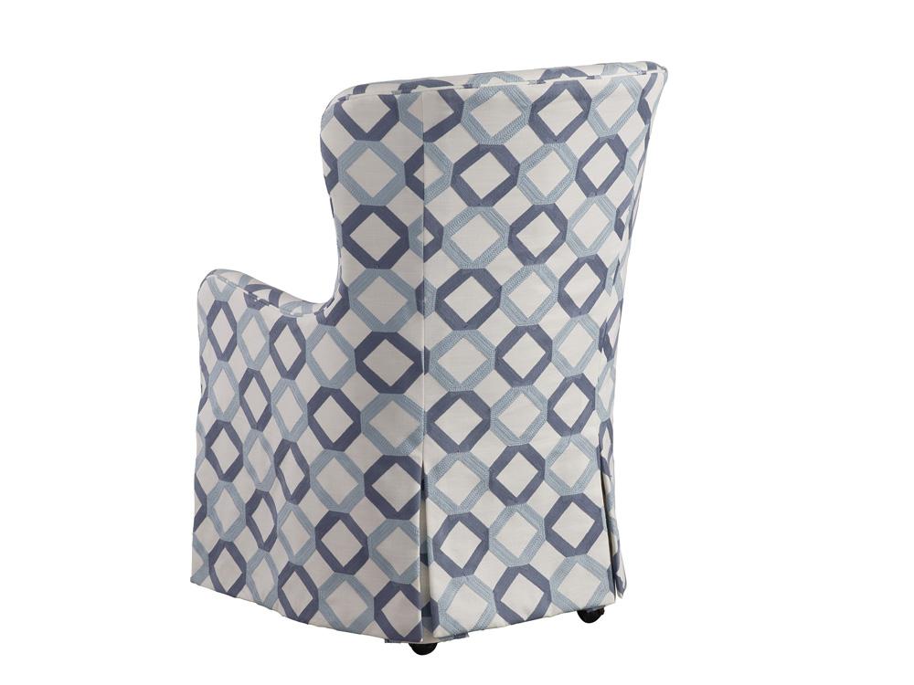 Barclay Butera - Laguna Aliso Upholstered Host Chair W/Casters, Table Rock - 934-885-40 veiw 2