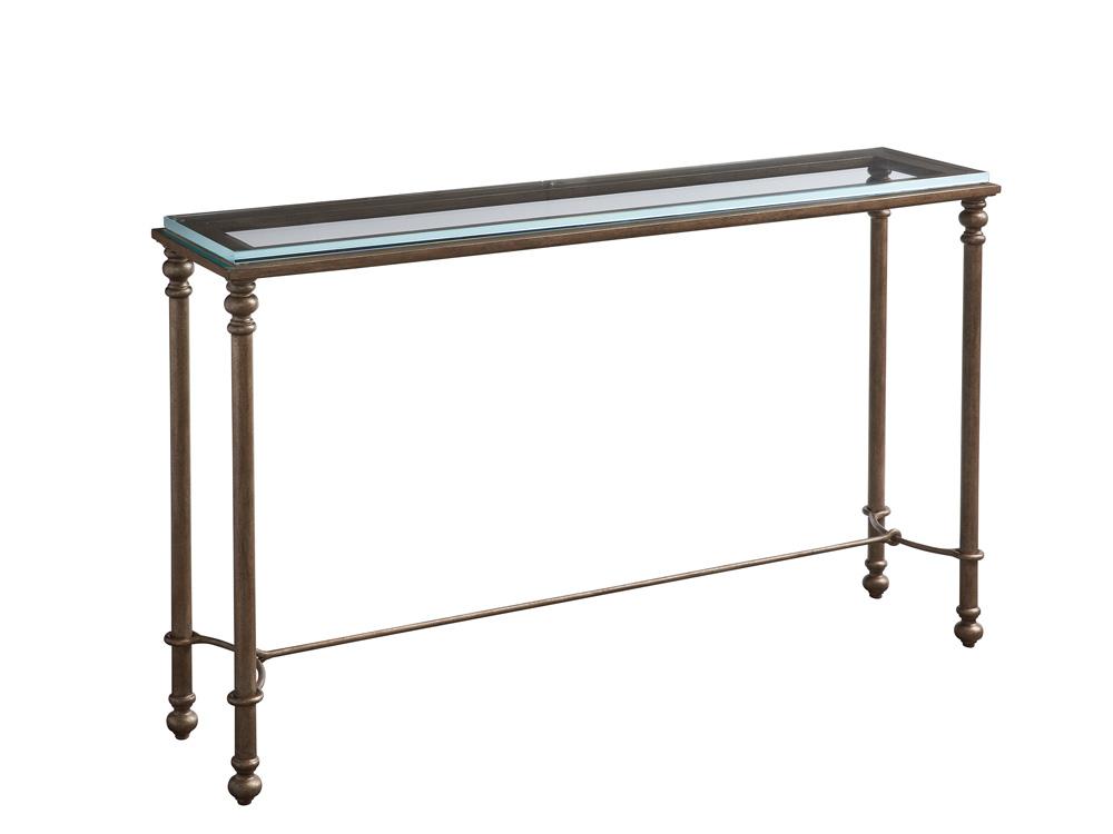 Barclay Butera - Laguna Bluff Metal And Glass Console, Table Rock - 934-967C view 1
