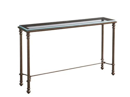 Barclay Butera - Laguna Bluff Metal And Glass Console, Table Rock - 934-967C view 1