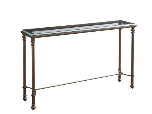Barclay Butera - Laguna Bluff Metal And Glass Console, Table Rock - 934-967C veiw 1