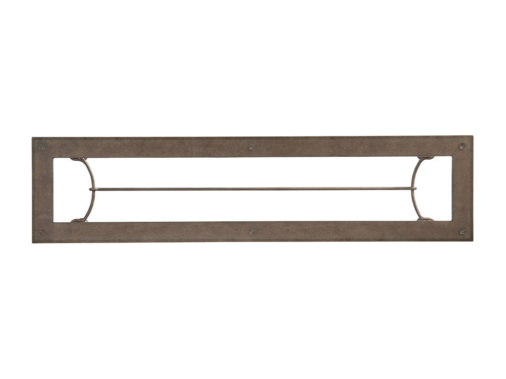Barclay Butera - Laguna Bluff Metal And Glass Console, Table Rock - 934-967C veiw 3