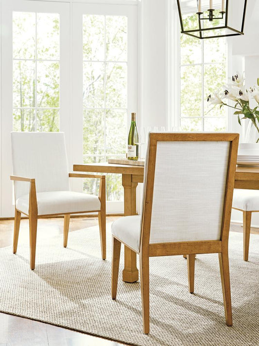 Barclay Butera - Laguna Mosaic Upholstered Arm Chair, Table Rock - 934-883-01 veiw 2