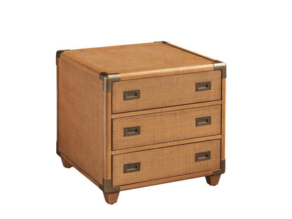 Barclay Butera - Laguna Sapphire Woven Trunk End Table, Table Rock - 934-956 veiw 1