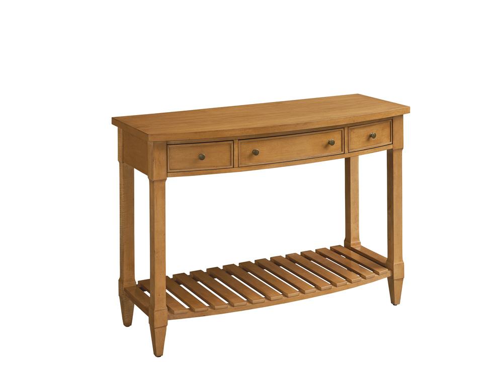 Barclay Butera - Laguna Temple Bowfront Console Table, Table Rock - 934-966 view 1