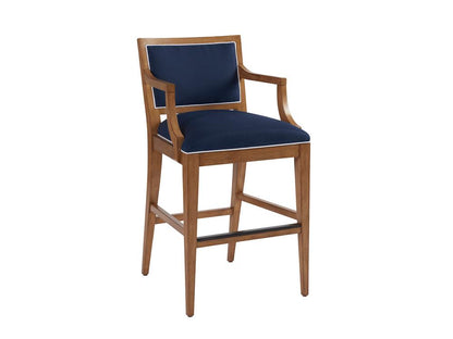 Barclay Butera - Newport Eastbluff Upholstered Bar Stool, Sandstone - 920-896-40 veiw 1