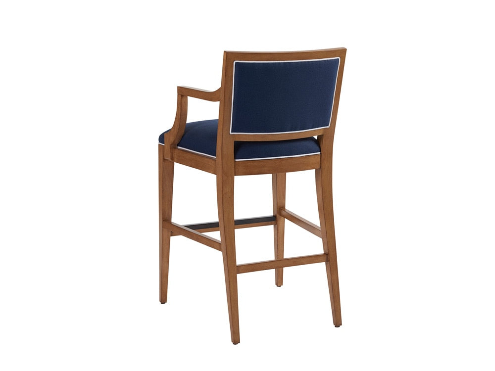 Barclay Butera - Newport Eastbluff Upholstered Bar Stool, Sandstone - 920-896-40 veiw 2