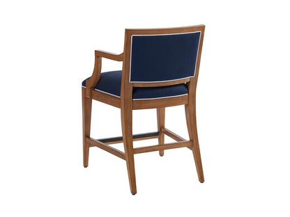 Barclay Butera - Newport Eastbluff Upholstered Counter Stool, Sandstone - 920-895-40 veiw 2