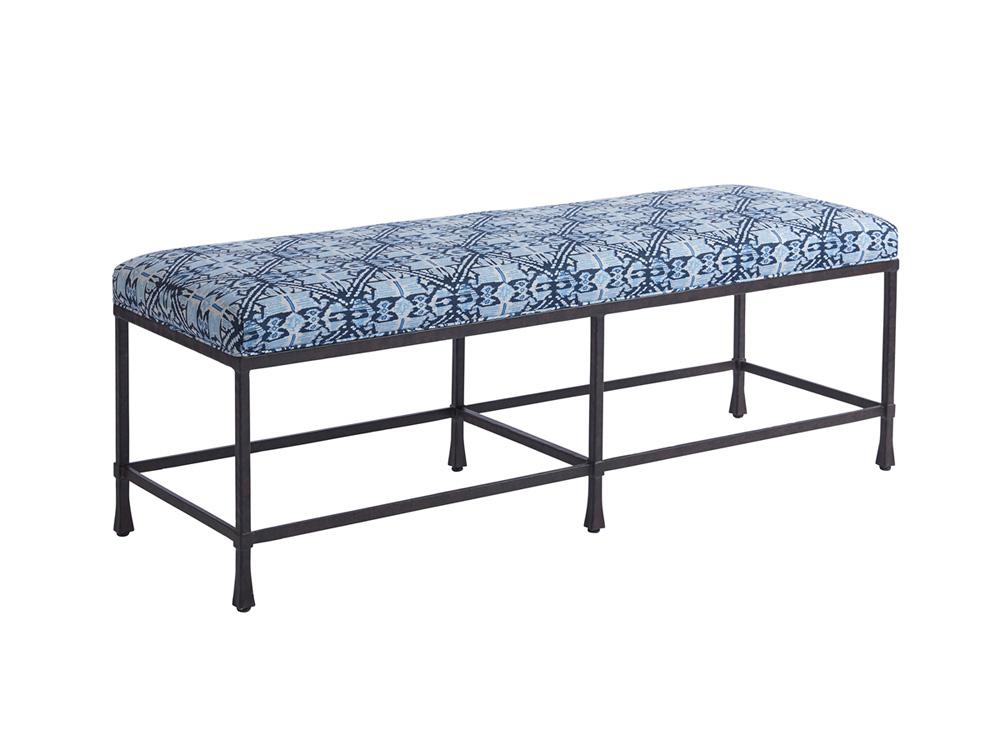 Barclay Butera - Newport Ruby Red Bed Bench, Sandstone - 920-537-40 veiw 1