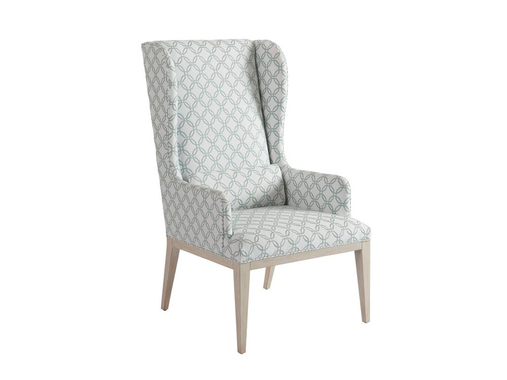 Barclay Butera - Newport Seacliff Upholstered Host Wing Chair, Sailcloth - 921-883-40 veiw 1