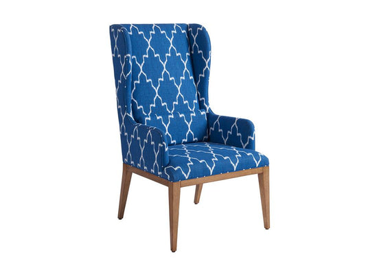 Barclay Butera - Newport Seacliff Upholstered Host Wing Chair, Sandstone - 920-883-40 veiw 1