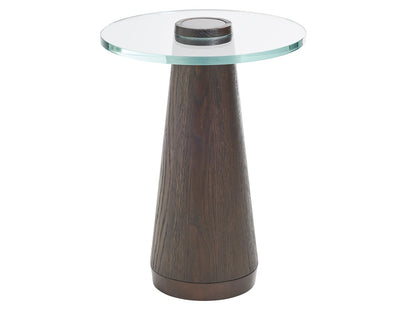 Barclay Butera - Park City Apex Glass Top Accent Table, Canyon - 930-952 veiw 1