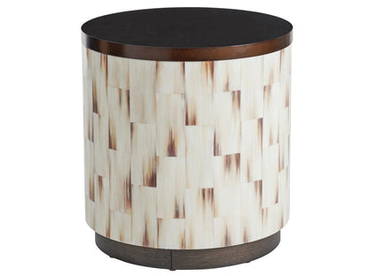 Barclay Butera - Park City Crescent Commode End Table, Corniche - 932-953 veiw 1