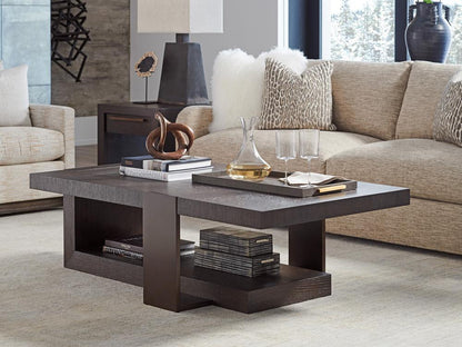 Barclay Butera - Park City Quarry Rectangular Cocktail Table, Canyon - 930-943 veiw 2