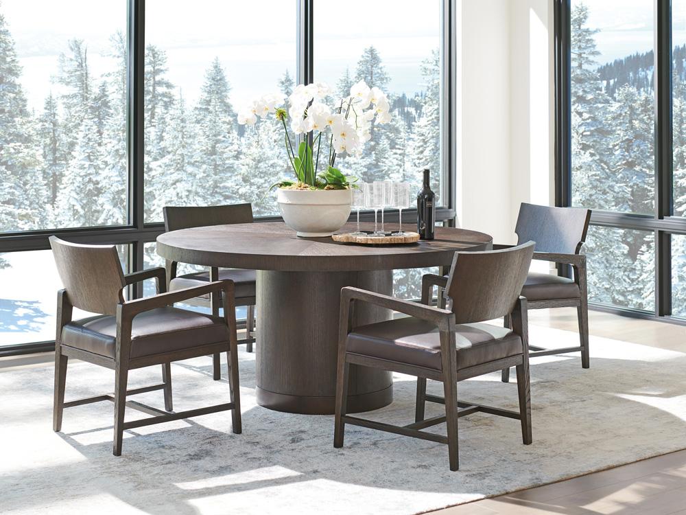 Barclay Butera - Park City Silvercreek Round Dining Table, Canyon - 930-875C veiw 2