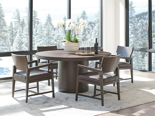 Barclay Butera - Park City Silvercreek Round Dining Table, Canyon - 930-875C veiw 2