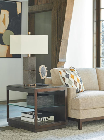 Barclay Butera - Park City Summit Rectangular End Table, Canyon - 930-955 veiw 2