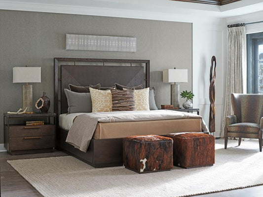 Barclay Butera - Park City Sundance Panel Bed 6/6 King, Canyon - 930-134C veiw 2