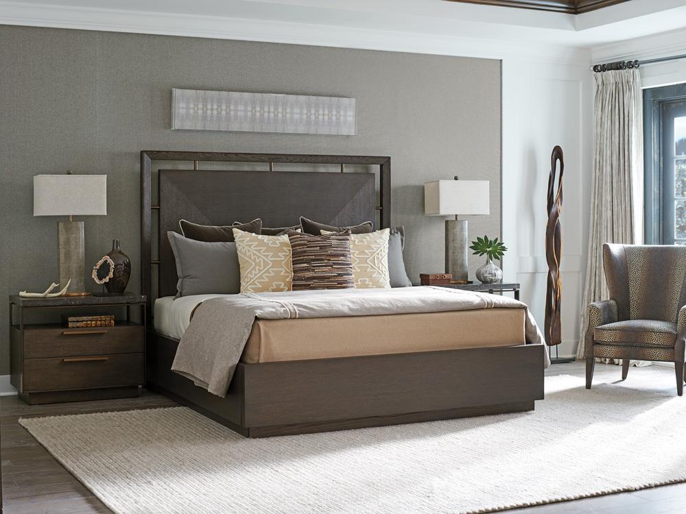 Barclay Butera - Park City Sundance Panel Bed 6/6 King, Canyon - 930-134C veiw 3