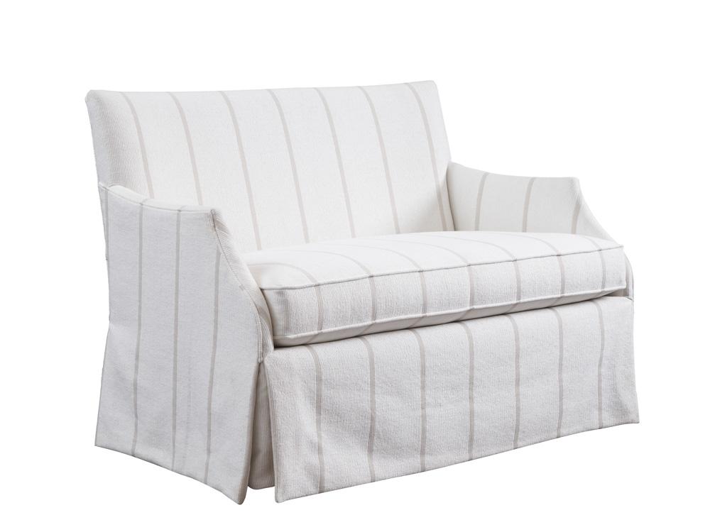 Barclay Butera - Upholstery Agate Settee, White - 5416-23-40 veiw 1
